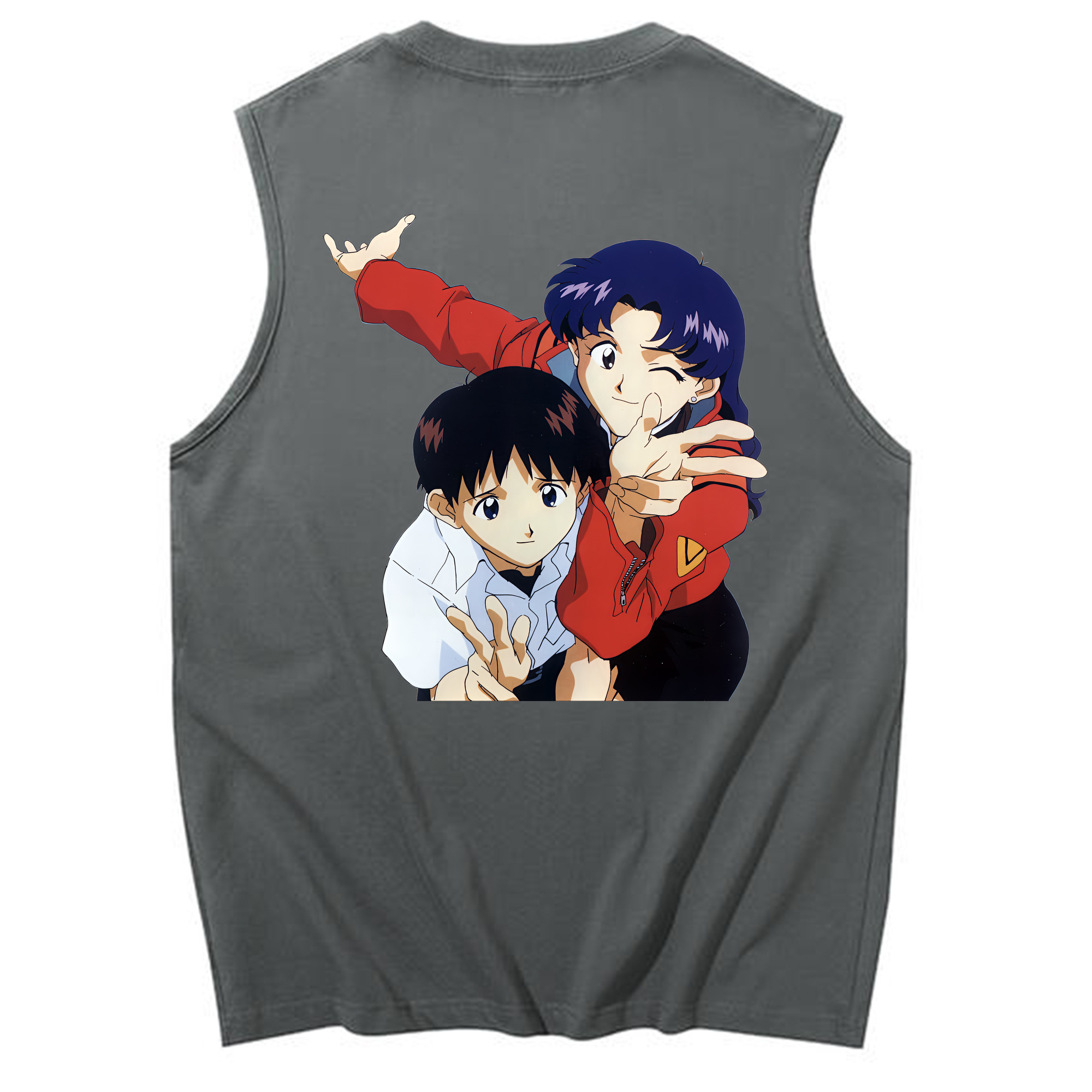 （画像用） EVA 新世紀エヴァンゲリオン コットン100％タンクトップ（背面プリント）